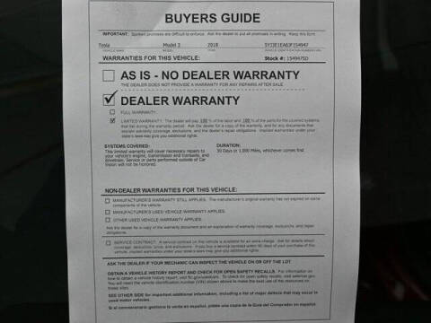 2018 Tesla Model 3 Mid Range