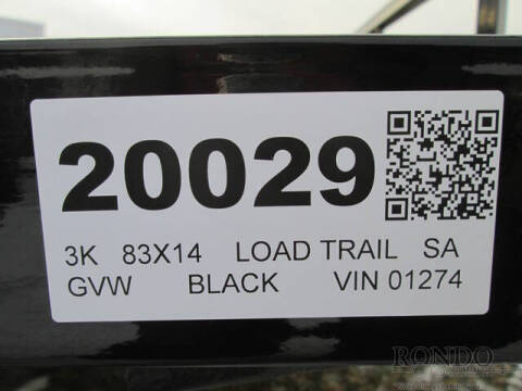 2026 Load Trail Single Axle Utility SE8314031
