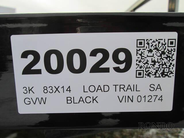 2026 Load Trail Single Axle Utility SE8314031