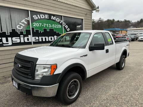 2014 Ford F-150 for sale at CITY SIDE MOTORS in Auburn ME