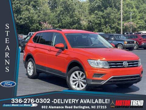 2019 Volkswagen Tiguan for sale at Stearns Ford in Burlington NC