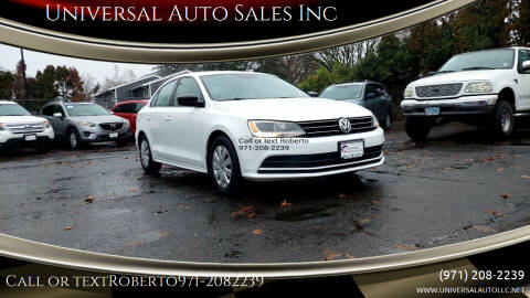 2015 Volkswagen Jetta for sale at Universal Auto Sales Inc in Salem OR