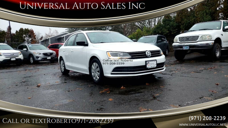 2015 Volkswagen Jetta for sale at Universal Auto Sales Inc in Salem OR