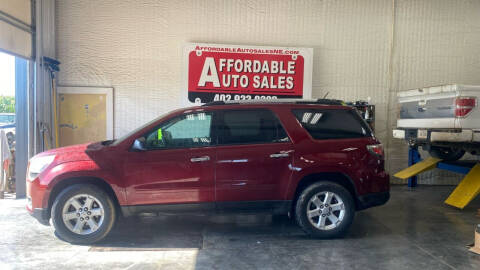 2015 GMC Acadia for sale at Affordable Auto Sales in Humphrey NE