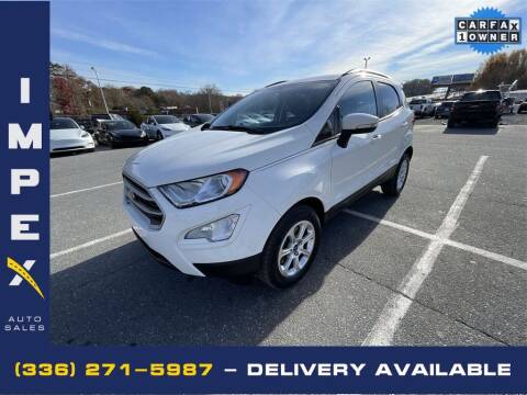 2018 Ford EcoSport for sale at Impex Auto Sales in Greensboro NC