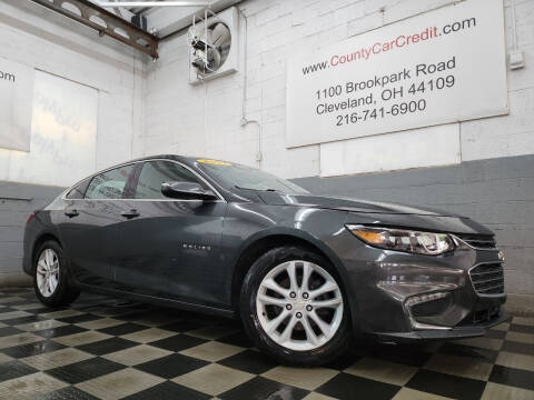 2017 Chevrolet Malibu for sale at County Car Credit in Cleveland OH