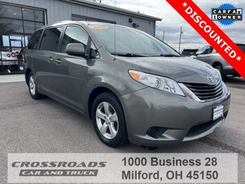 2011 Toyota Sienna for sale at Crossroads Car & Truck in Milford OH