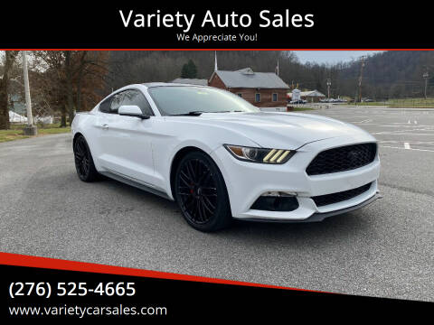 2016 Ford Mustang for sale at Variety Auto Sales in Abingdon VA