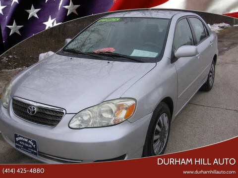 2007 Toyota Corolla for sale at Durham Hill Auto in Muskego WI