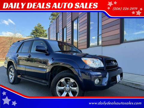 2007 Toyota 4Runner for sale at DAILY DEALS AUTO SALES in Seattle WA