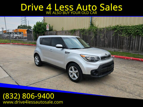 2017 Kia Soul for sale at Drive 4 Less Auto Sales in Houston TX