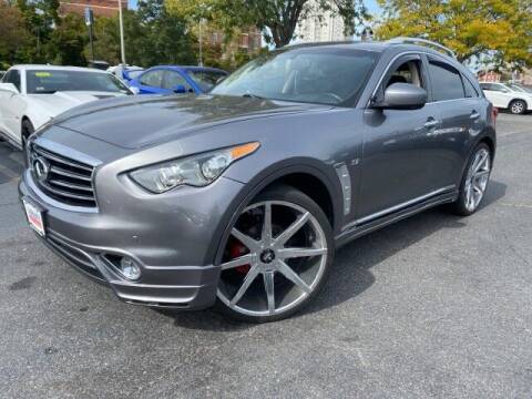 2014 Infiniti QX70 for sale at Sonias Auto Sales in Worcester MA