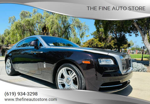 2015 Rolls-Royce Wraith for sale at The Fine Auto Store in Imperial Beach CA