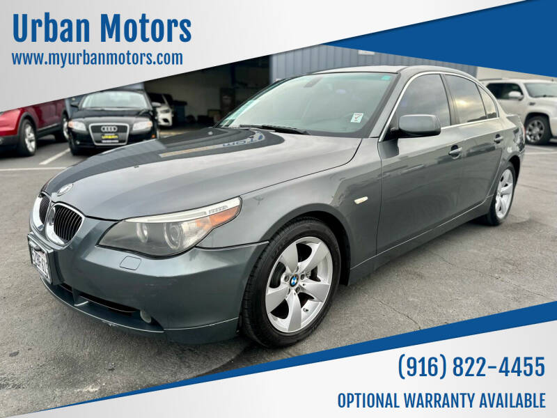 2007 BMW 5 Series for sale at Urban Motors in Sacramento CA