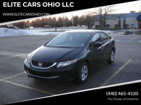 2014 Honda Civic for sale at ELITE CARS OHIO LLC in Solon OH