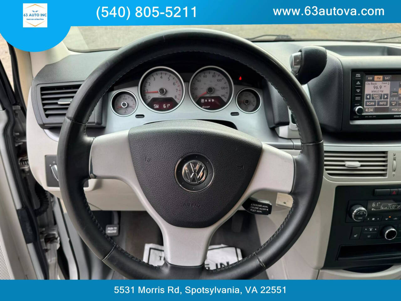 2010 Volkswagen Routan for sale at 63 Auto Inc in Spotsylvania, VA