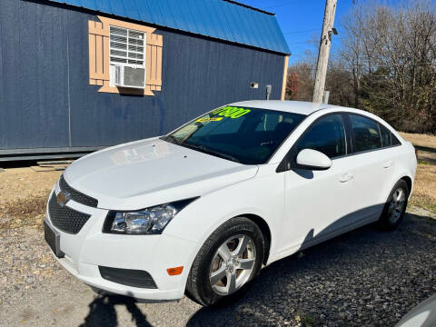 2013 Chevrolet Cruze for sale at Supreme Auto Sales II, LLC in Nowata OK