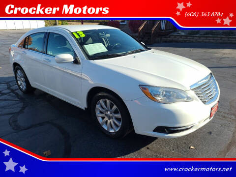 2013 Chrysler 200 for sale at Crocker Motors in Beloit WI
