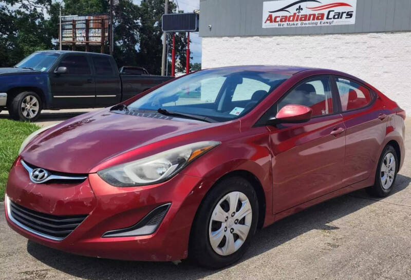 2016 Hyundai Elantra for sale at Acadiana Cars in Lafayette LA