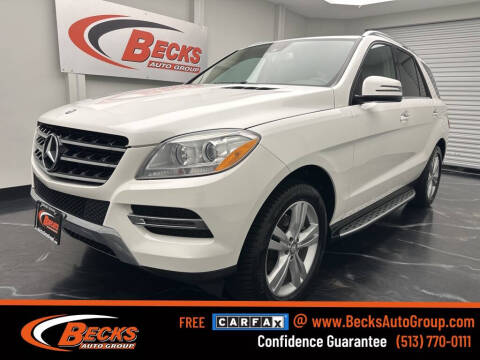 2015 Mercedes-Benz M-Class for sale at Becks Auto Group in Mason OH