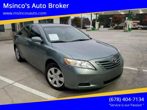 2007 Toyota Camry for sale at Msinco's Auto Broker in Snellville GA
