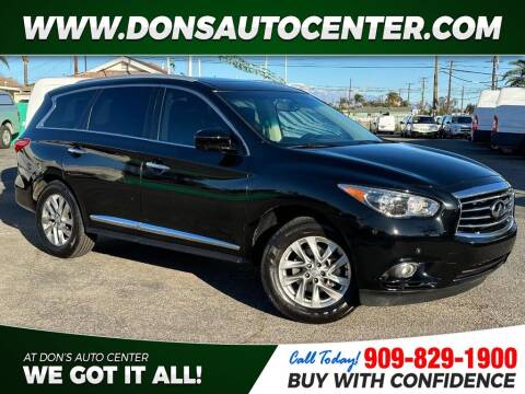 2013 Infiniti JX35 for sale at Dons Auto Center in Fontana CA