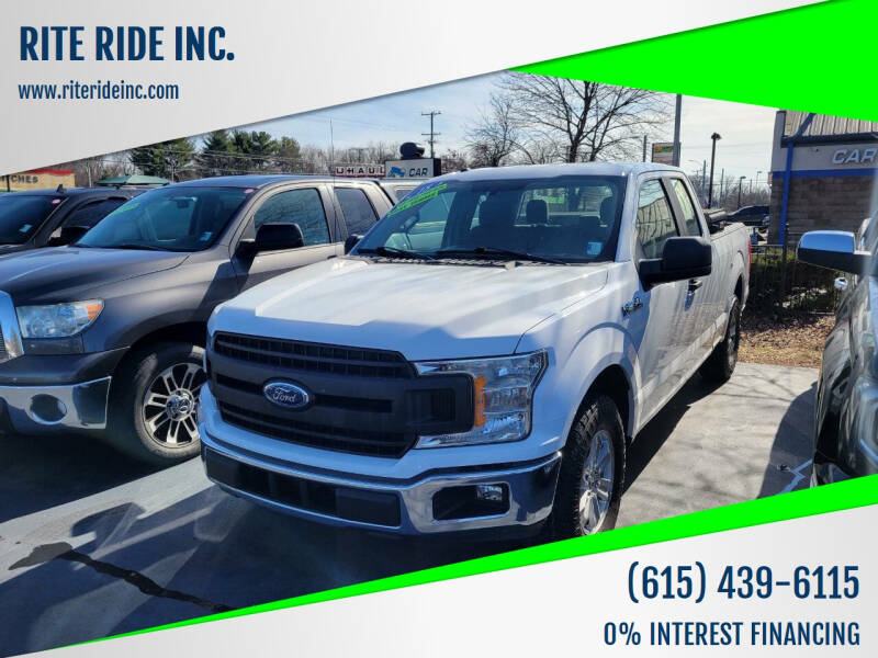 2018 Ford F-150 for sale at RITE RIDE INC. in Murfreesboro TN