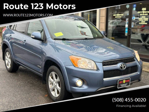 2011 Toyota RAV4 for sale at Route 123 Motors in Norton MA