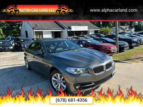 2015 BMW 5 Series for sale at Alpha Car Land LLC in Snellville GA