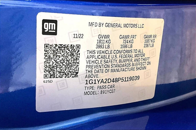 2023 Chevrolet Corvette Stingray