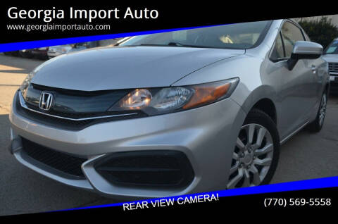 2015 Honda Civic for sale at Georgia Import Auto in Alpharetta GA