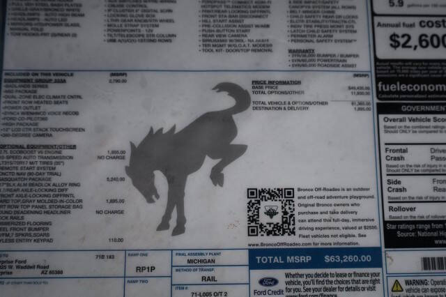 2023 Ford Bronco Badlands Advanced