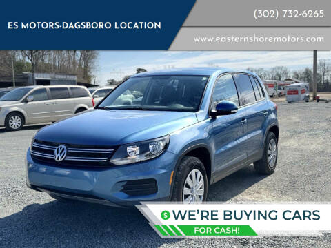 2017 Volkswagen Tiguan for sale at ES Motors-DAGSBORO location in Dagsboro DE