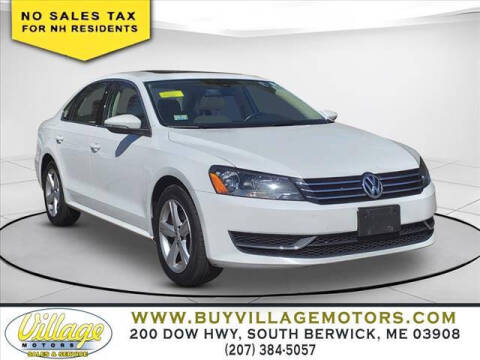2012 Volkswagen Passat for sale at Village Motors in South Berwick ME