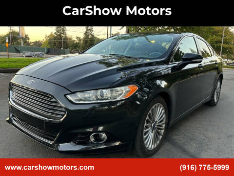 2015 Ford Fusion for sale at CarShow Motors in Sacramento CA