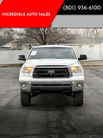 2012 Toyota Tundra for sale at INCREDIBLE AUTO SALES in Bountiful UT