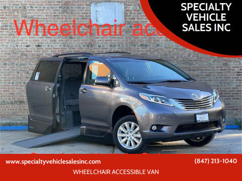 2016 Toyota Sienna for sale at SPECIALTY VEHICLE SALES INC in Skokie IL