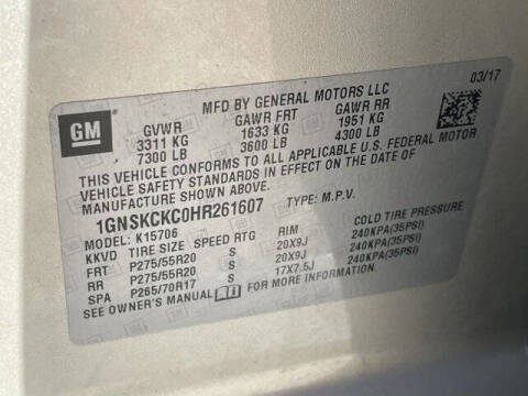2017 Chevrolet Tahoe Premier