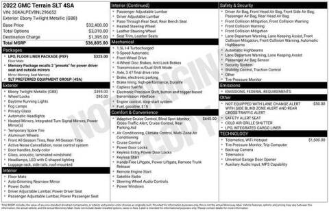 2022 GMC Terrain SLT