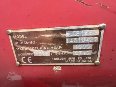 2000 TAKEUCHI TB145