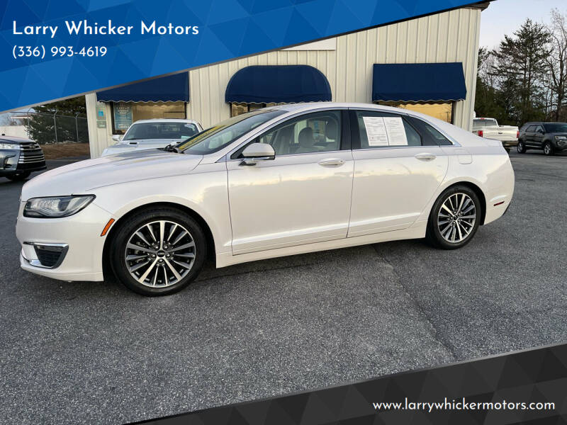 2019 Lincoln MKZ for sale at Larry Whicker Motors in Kernersville NC