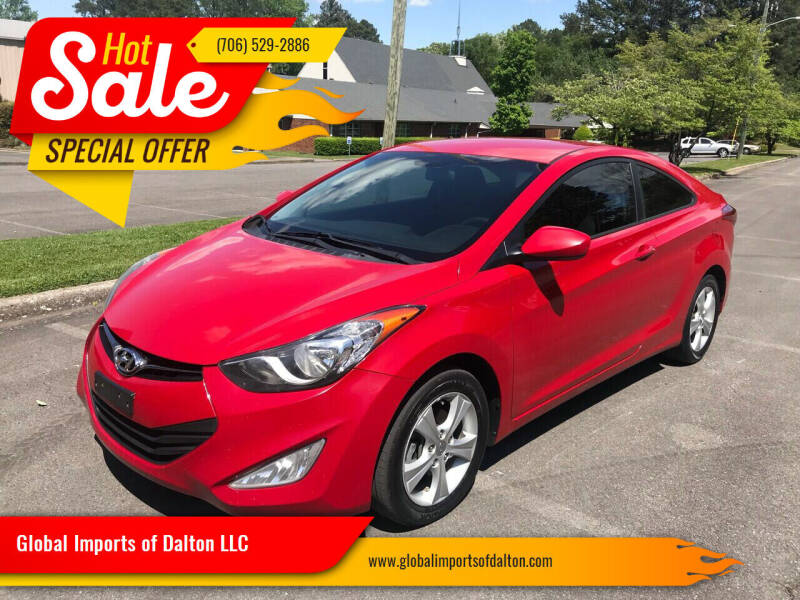 2013 Hyundai Elantra Coupe for sale at Global Imports of Dalton LLC in Dalton GA