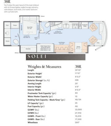 2014 Itasca Solei 38R
