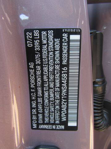 2022 Porsche Taycan 4S