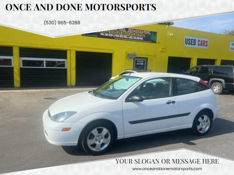 2003 Ford Focus for sale at Once and Done Motorsports in Chico CA