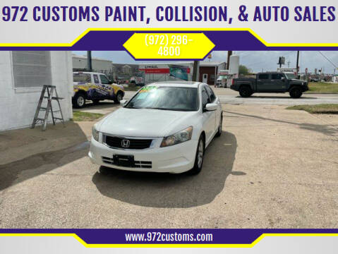 2010 Honda Accord for sale at 972 CUSTOMS PAINT, COLLISION, & AUTO SALES in Duncanville TX