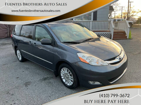 2008 Toyota Sienna for sale at Fuentes Brothers Auto Sales in Jessup MD