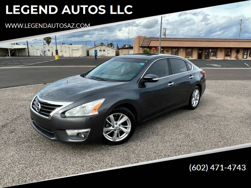 2013 Nissan Altima for sale at LEGEND AUTOS LLC in Youngtown AZ