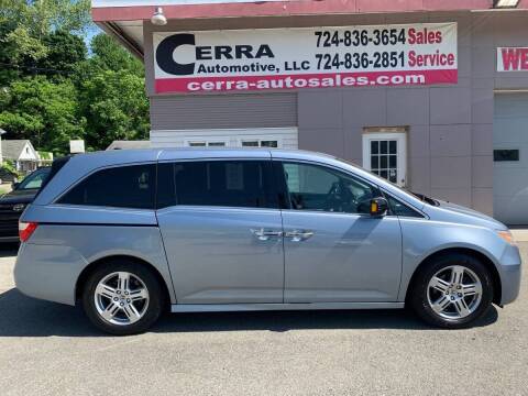 2012 Honda Odyssey for sale at Cerra Automotive LLC in Greensburg PA