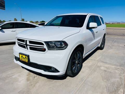 2017 Dodge Durango for sale at A AND A AUTO SALES in Gadsden AZ
